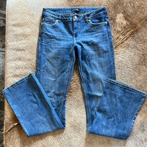 White House Black Market Skinny Flare Jeans Size 6R
